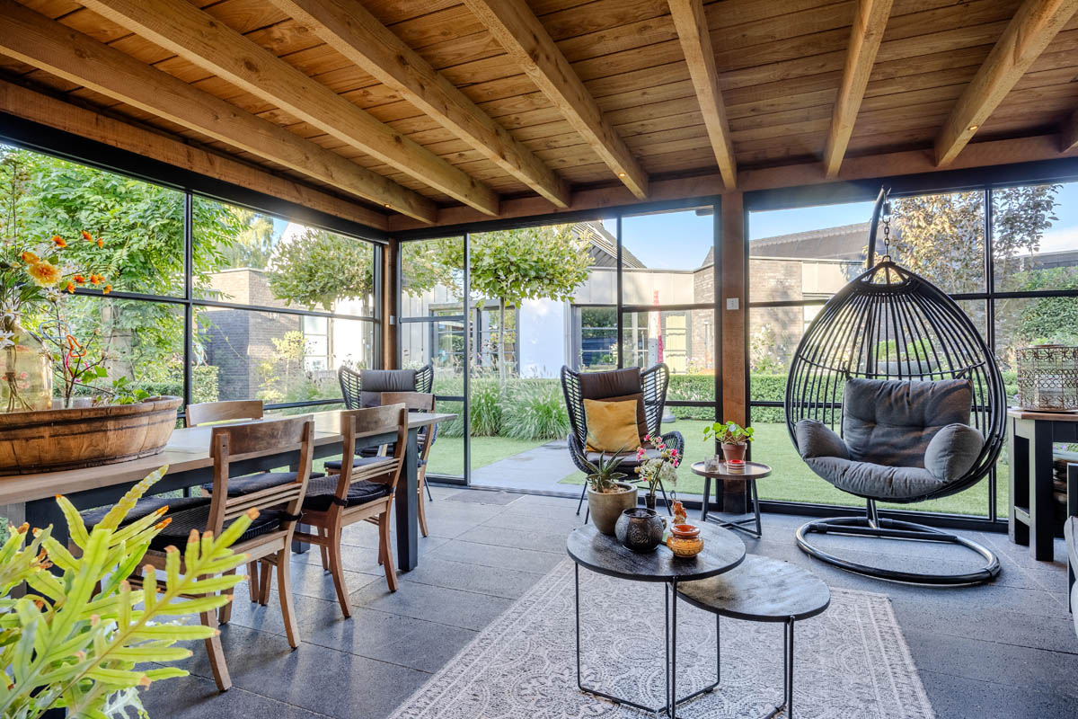 Overkapping van binnen