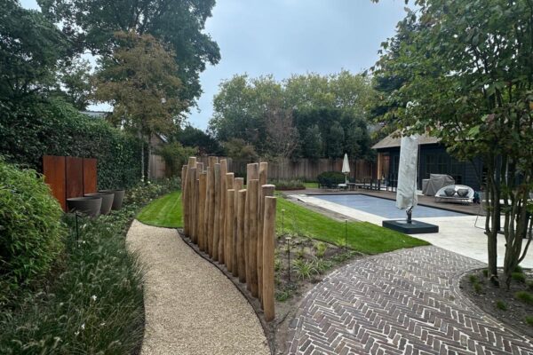 Sierbestrating met grind